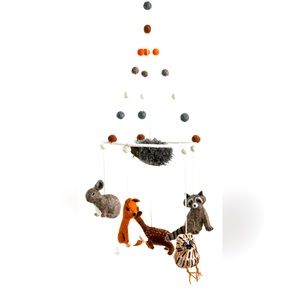 Forest Animals Wool Mobile